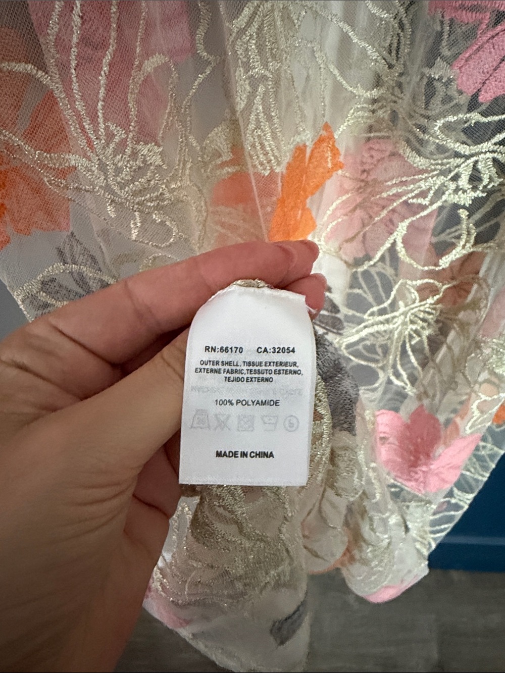 Maeve Anthropologie Sheer Floral Midi Dress Duster Floral S M L one size - Picture 6 of 6